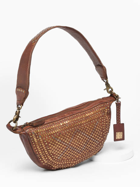 Sac Bandoulière Heritage Cuir Biba Marron heritage LOT2L vue secondaire 2