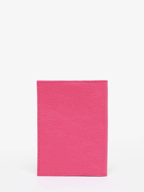 Ã‰tui Passeport Madras Cuir Etrier Rose madras EMAD025 vue secondaire 2