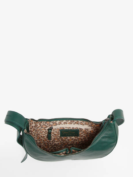Sac BandouliÃ¨re Sosoomao Cuir Etrier Vert sosoomao ECSO057M vue secondaire 3