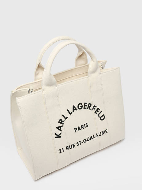 Sac Ã  Main Rsg Coton Karl lagerfeld Blanc rsg 240W3892 vue secondaire 2