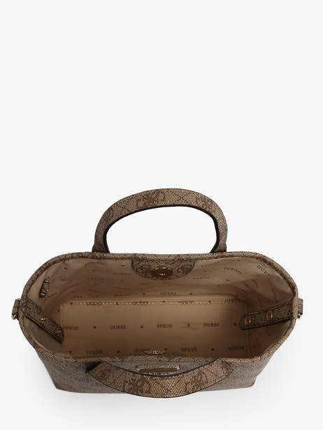 Sac BandouliÃ¨re Latona Guess Marron latona SG921175 vue secondaire 3