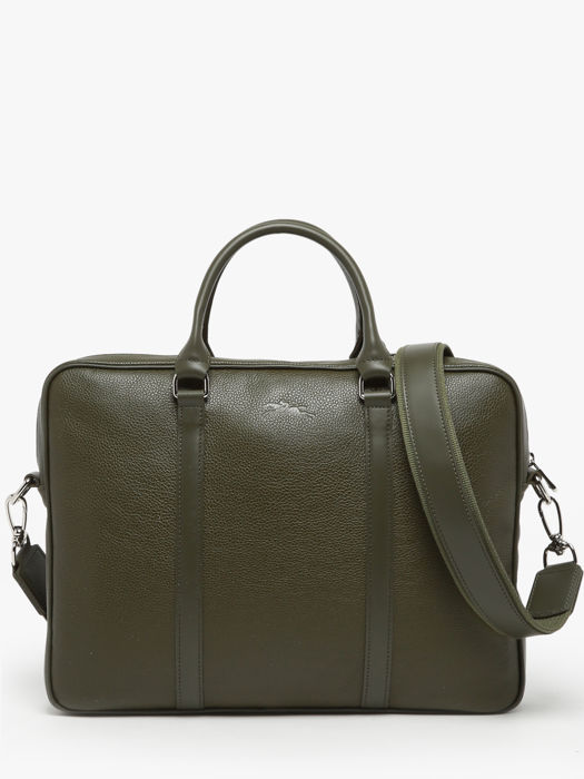 Longchamp Le foulonnÃ© Serviette Vert