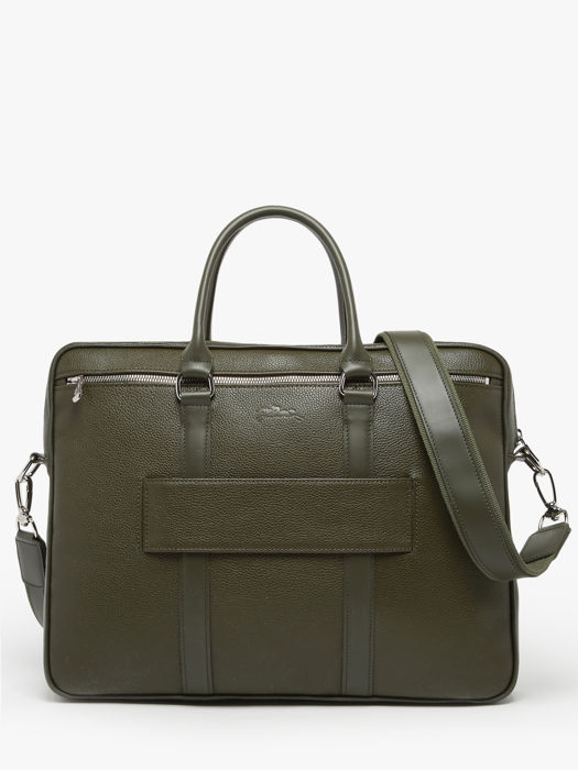 Longchamp Le foulonnÃ© Serviette Vert