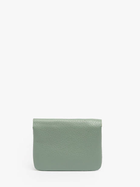 Porte-monnaie Caviar Cuir Milano Vert caviar CA23092 vue secondaire 2