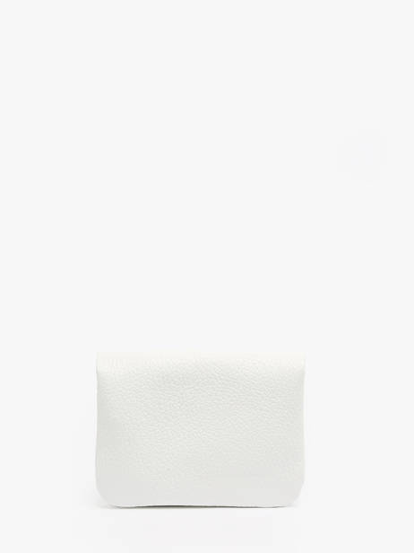 Porte-monnaie Caviar Cuir Milano Blanc caviar CA23092 vue secondaire 2
