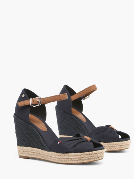 Sandales Semelle CompensÃ©e Tommy hilfiger Bleu women 4784DW6 vue secondaire 2