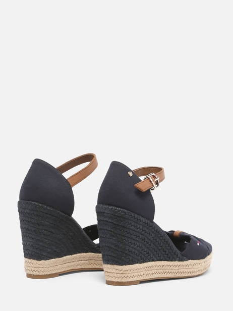 Sandales Semelle CompensÃ©e Tommy hilfiger Bleu women 4784DW6 vue secondaire 3