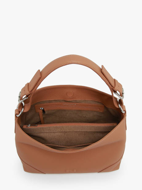 Sac PortÃ© Ã©paule Tango Bis Cuir Nathan baume Marron nathan 52 vue secondaire 3