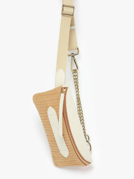 Sac Ceinture Coachella Cuir Daim FaÃ§on TressÃ© Marie martens Beige coachella CVT vue secondaire 2