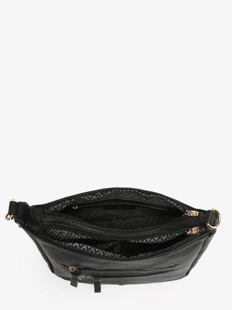 Sac PortÃ© Ã©paule Zip Lulu castagnette Noir zip VICTOR vue secondaire 3