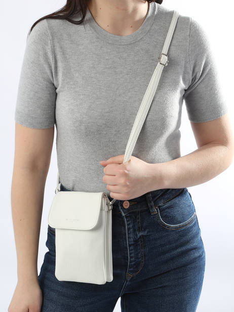 Sac Bandoulière Grained Miniprix Blanc grained F3609 vue secondaire 1