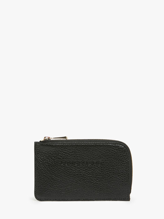 Longchamp Le foulonné Porte billets/cartes Noir