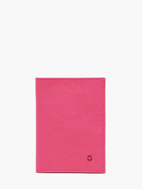 Ã‰tui Passeport Madras Cuir Etrier Rose madras EMAD025
