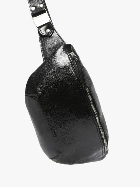Leather Éclipse Belt Bag Paul marius Black eclipse BANANECL other view 2