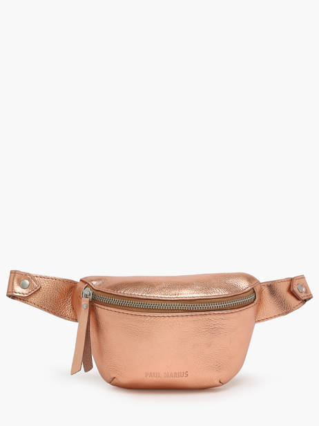 Sac La Banane Xs Cuir Paul marius Rose vintage BANANEXS