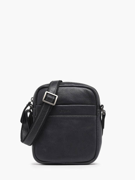 Sac BandouliÃ¨re Spider Cuir Etrier Noir spider ESPI704S