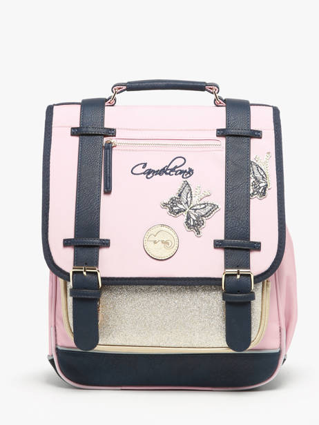 Sac Ã  Dos 2 Compartiments Cameleon Rose vintage family boulanger SD39