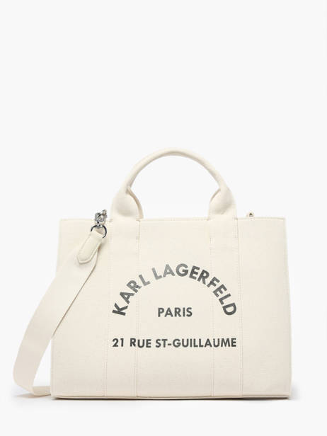 Sac Ã  Main Rsg Coton Karl lagerfeld Blanc rsg 240W3892