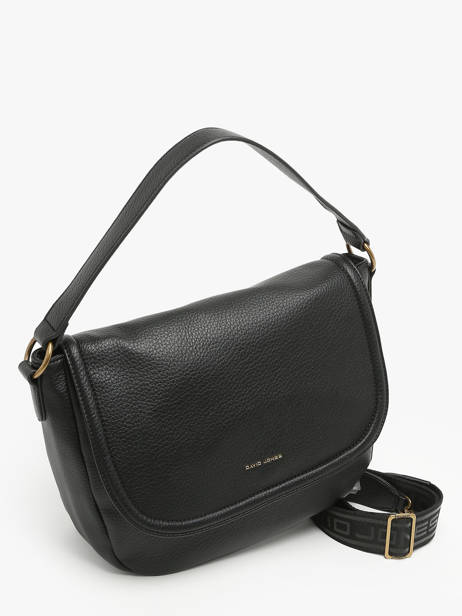 Sac PortÃ© Ã©paule Gent David jones Noir gent CM6996 vue secondaire 2
