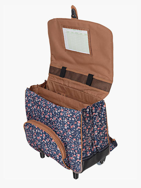 Cartable Ã  Roulettes 2 Compartiments Tann's Multicolore les fantaisies f 42269 vue secondaire 2