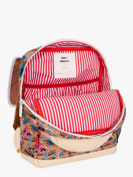 Sac Ã  Dos Hello hossy Marron cool kids 5 vue secondaire 3