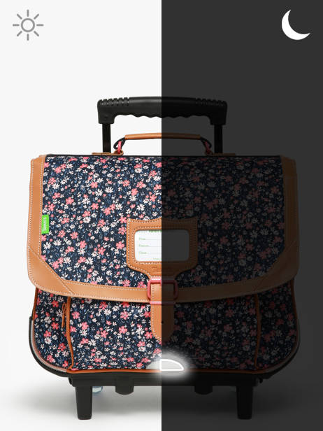 Cartable Ã  Roulettes 2 Compartiments Tann's Multicolore les fantaisies f 42269 vue secondaire 6