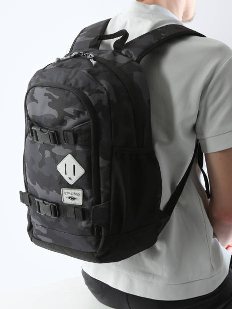 Sac Ã  Dos 2 Compartiments Rip curl Noir camo 14YMBA vue secondaire 1