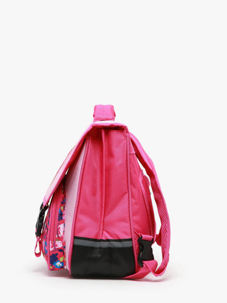 Cartable 2 Compartiments Snowball Rose butterfly 46435 vue secondaire 2