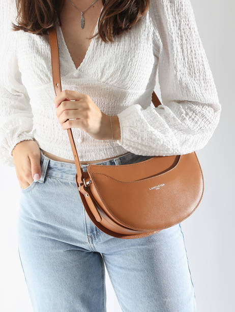 Sac BandouliÃ¨re Suave Lune Cuir Lancaster Beige suave lune 33 vue secondaire 1