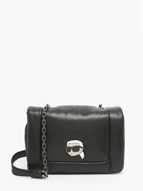 Sac BandouliÃ¨re K Ikonic 2.0 Polyurethane Karl lagerfeld Noir k ikonic 2.0 245W3055