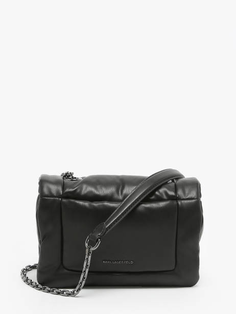 Sac BandouliÃ¨re K Ikonic 2.0 Polyurethane Karl lagerfeld Noir k ikonic 2.0 245W3055 vue secondaire 4