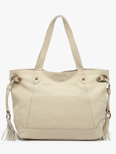 Sac Porté épaule Cow Cuir Basilic pepper Beige cow 155N