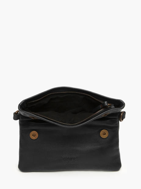 Sac Bandoulière Cow Cuir Basilic pepper Noir cow BCOW75 vue secondaire 3