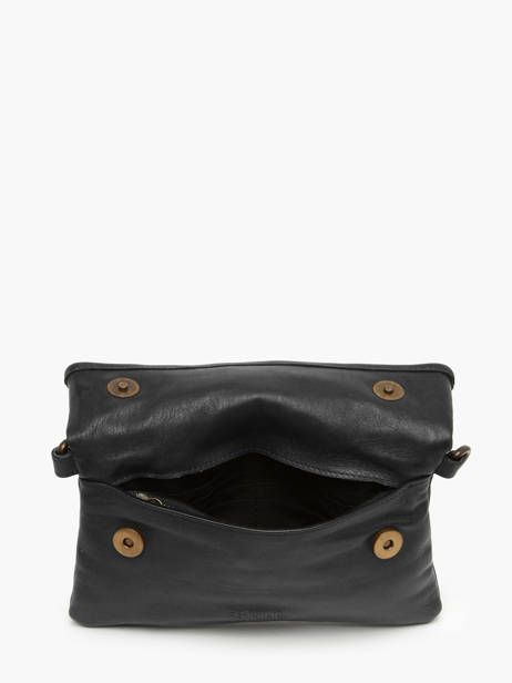 Sac Bandoulière Cow Cuir Basilic pepper Noir cow BCOW75 vue secondaire 4