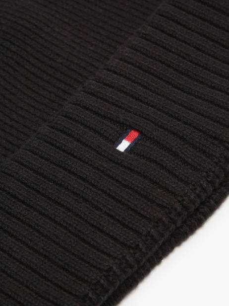 Beanie Tommy hilfiger Black th flag AM12796 other view 1