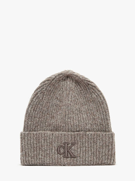Bonnet Calvin klein jeans Marron thick embroidery K612321