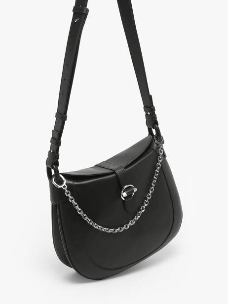 Sac Bandoulière Pia Cuir Le tanneur Noir pia TPIA1420 vue secondaire 2