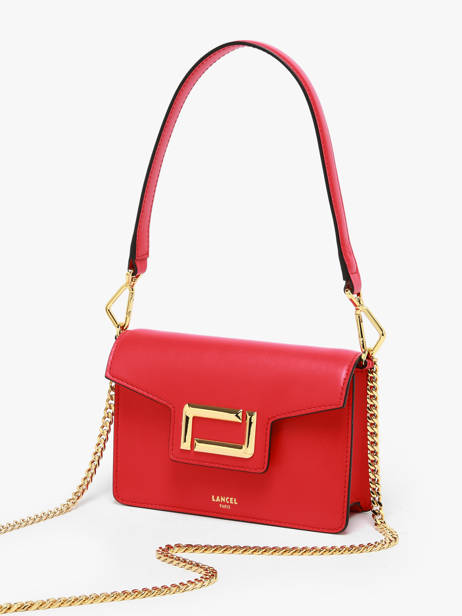 Sac Bandoulière Angele Cuir Lancel Rouge angele A13275 vue secondaire 2