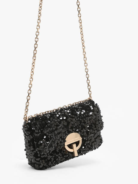 Petit Sac BandouliÃ¨re Moon Ã  Sequins Vanessa bruno Noir moon 39V40326 vue secondaire 2