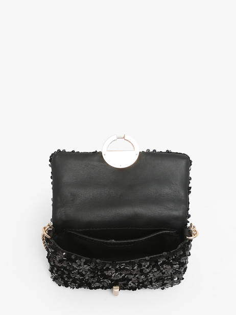 Petit Sac BandouliÃ¨re Moon Ã  Sequins Vanessa bruno Noir moon 39V40326 vue secondaire 3