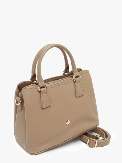 Sac PortÃ© Main Luna Cuir Hexagona Marron luna 6820082 vue secondaire 2