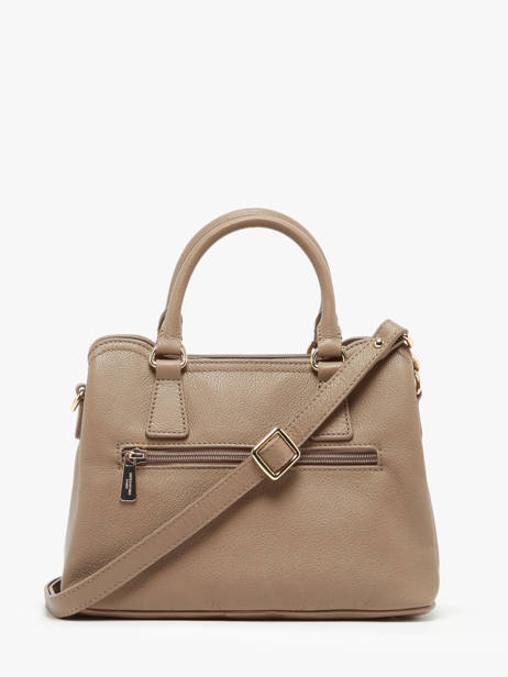 Sac PortÃ© Main Luna Cuir Hexagona Marron luna 6820082 vue secondaire 4