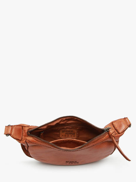 Sac BandouliÃ¨re Barcelone Cuir Basilic pepper Marron barcelone BBAC05 vue secondaire 3