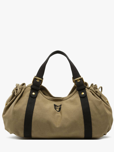 Sac PortÃ© Ã©paule Canvas Coton Gerard darel Vert canvas DBS01450