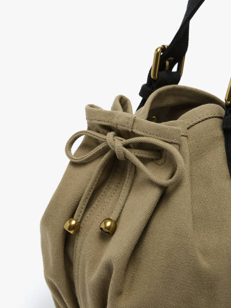 Sac PortÃ© Ã©paule Canvas Coton Gerard darel Vert canvas DBS01450 vue secondaire 2