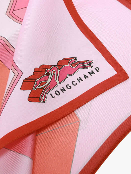 Longchamp Soie gots Etole Rose