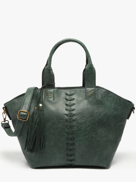 Sac PortÃ© Main Winter Pompon Miniprix Vert winter pompon 6061