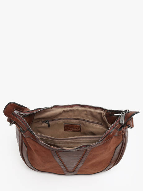 Sac BandouliÃ¨re Winter Velvet Miniprix Marron winter velvet 3663 vue secondaire 2