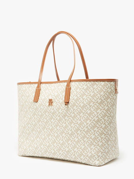 Sac PortÃ© Ã©paule Th Monoplay Cuir Tommy hilfiger Marron th monoplay AW17379 vue secondaire 2