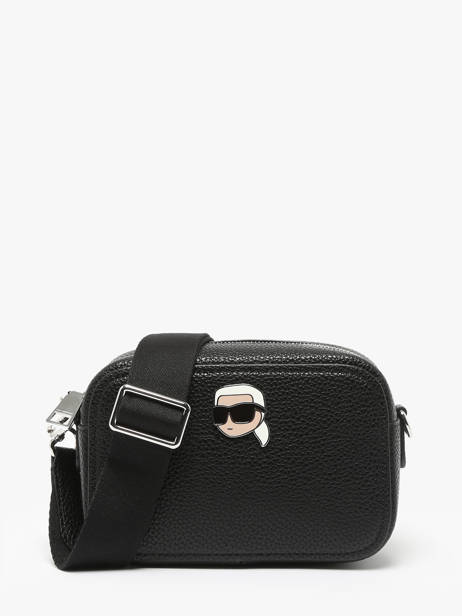 Sac BandouliÃ¨re K Ikon Karl lagerfeld Noir k ikon A1W30494